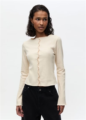 Eneline ls bluse 7442 Buttercream Envii 